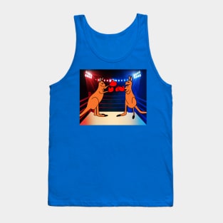 Boxing Glove Boxing Kangaroo Fighting Tank Top